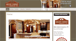 Desktop Screenshot of millercabinet.com